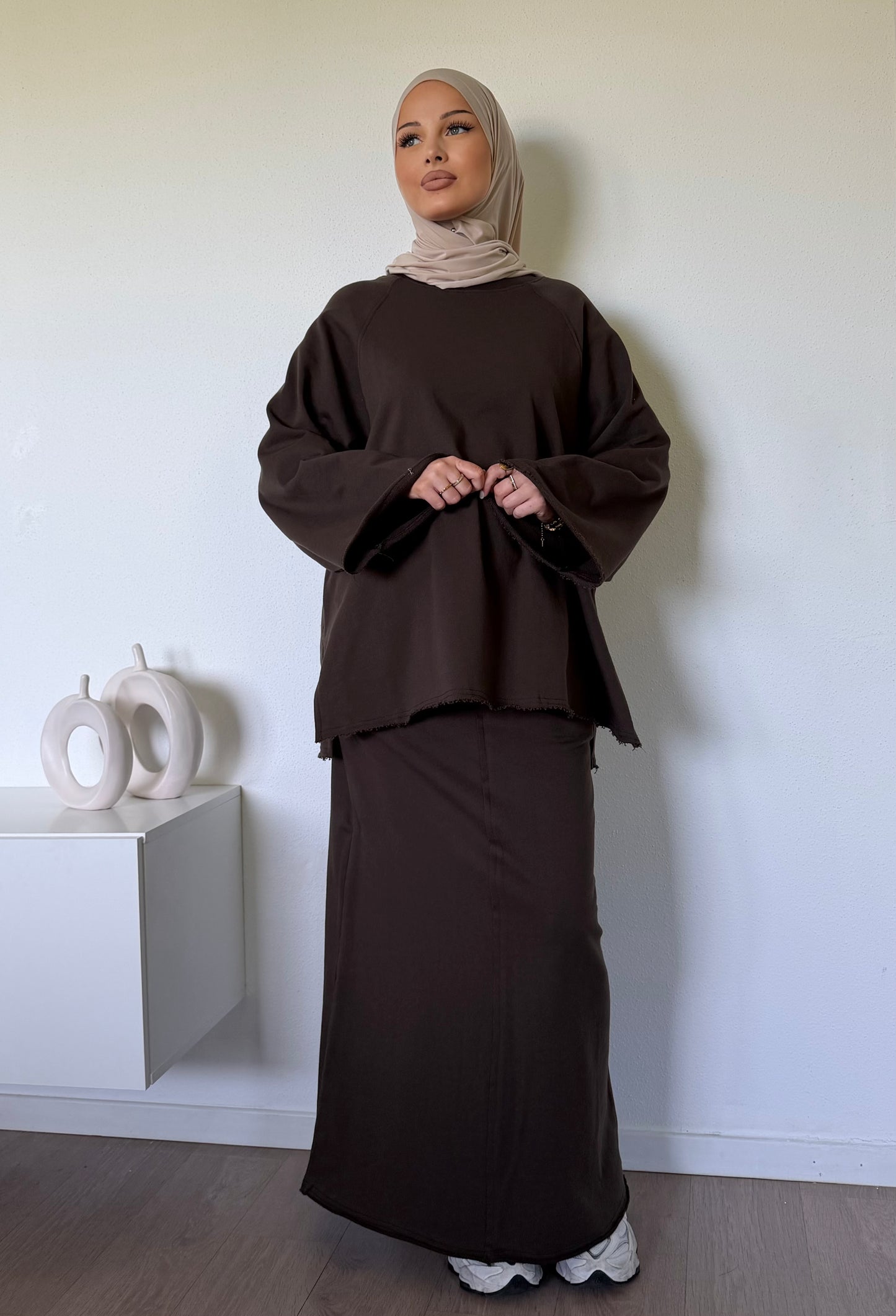 Ensemble jupe longue & haut oversize