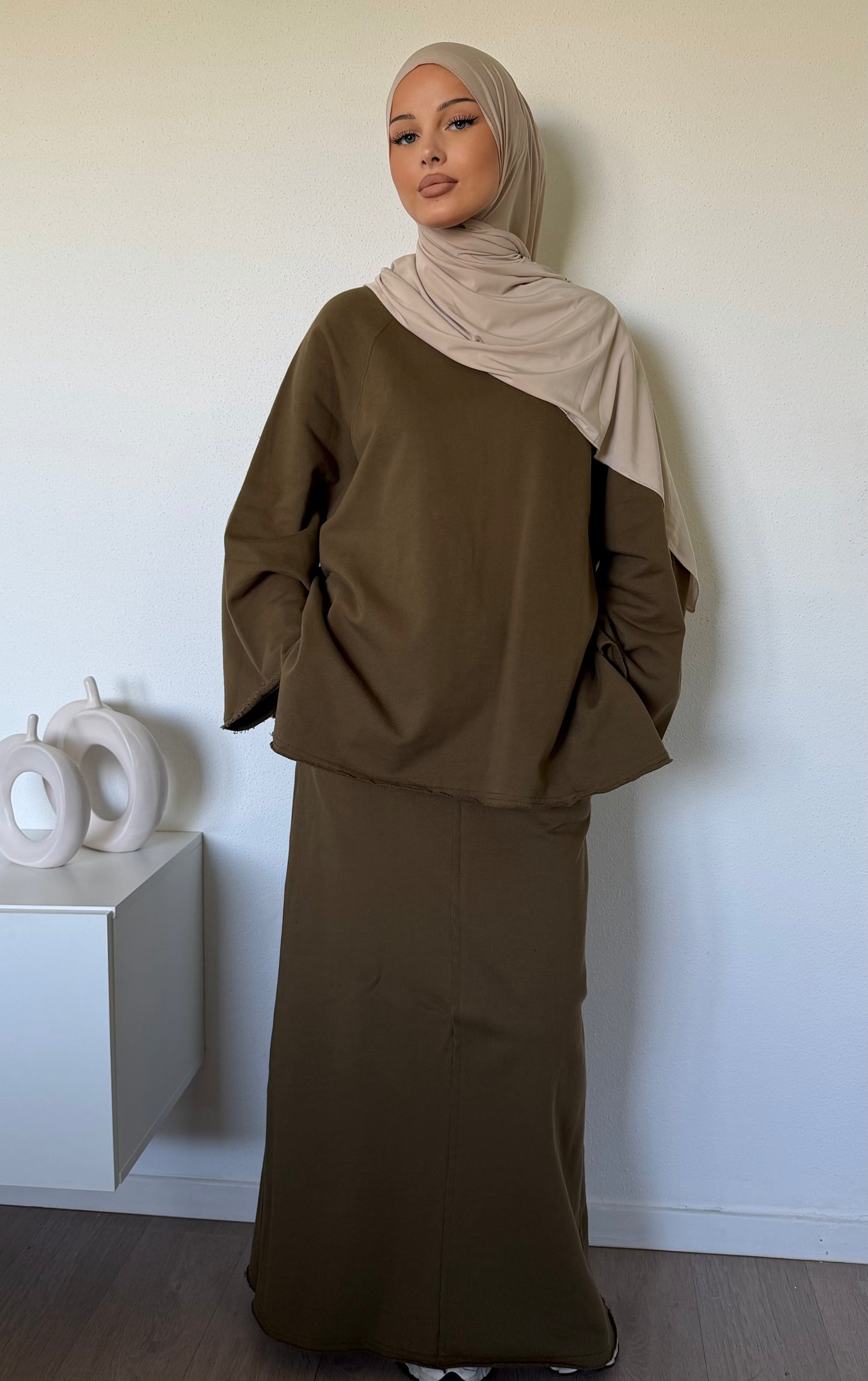 Ensemble jupe longue & haut oversize