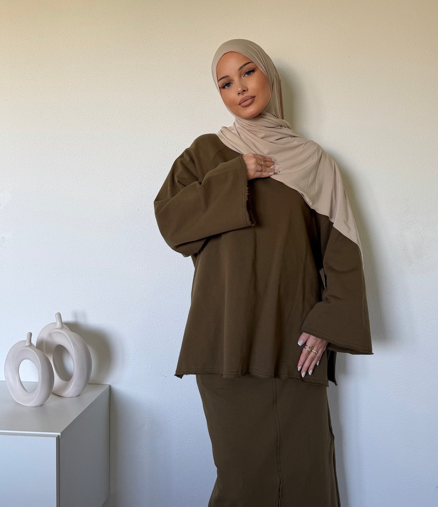 Ensemble jupe longue & haut oversize