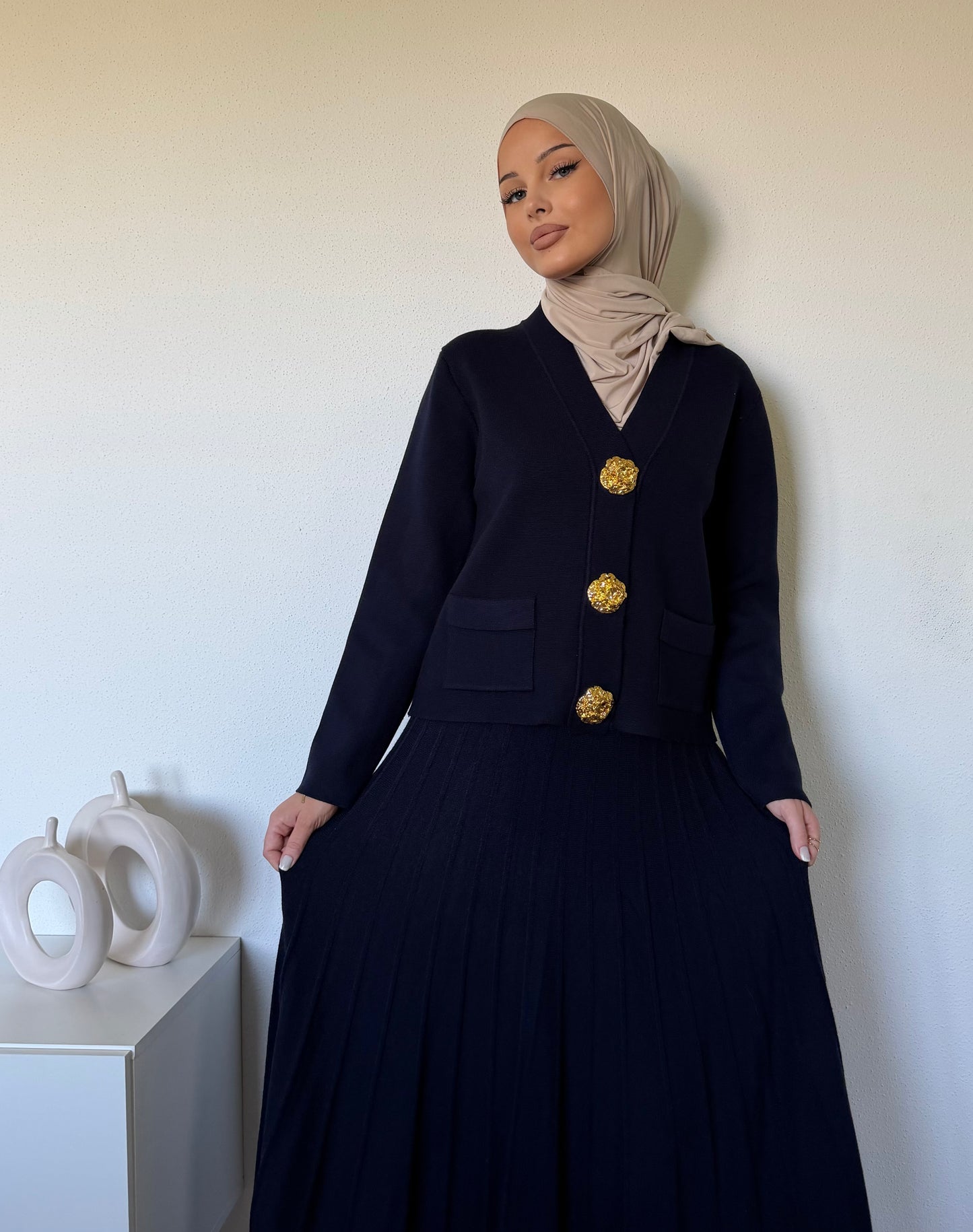 Ensemble jupe en maille