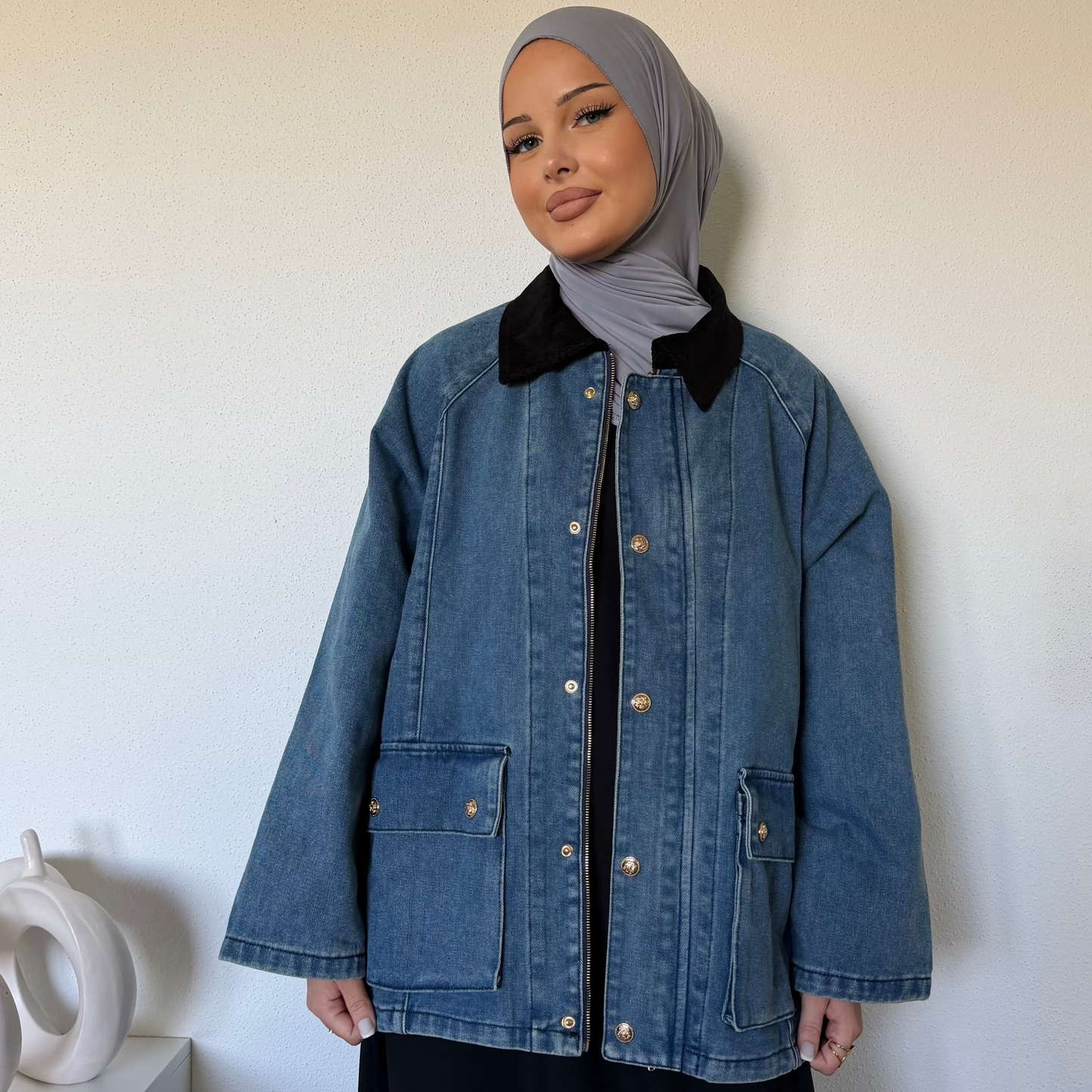 Veste en jean oversize