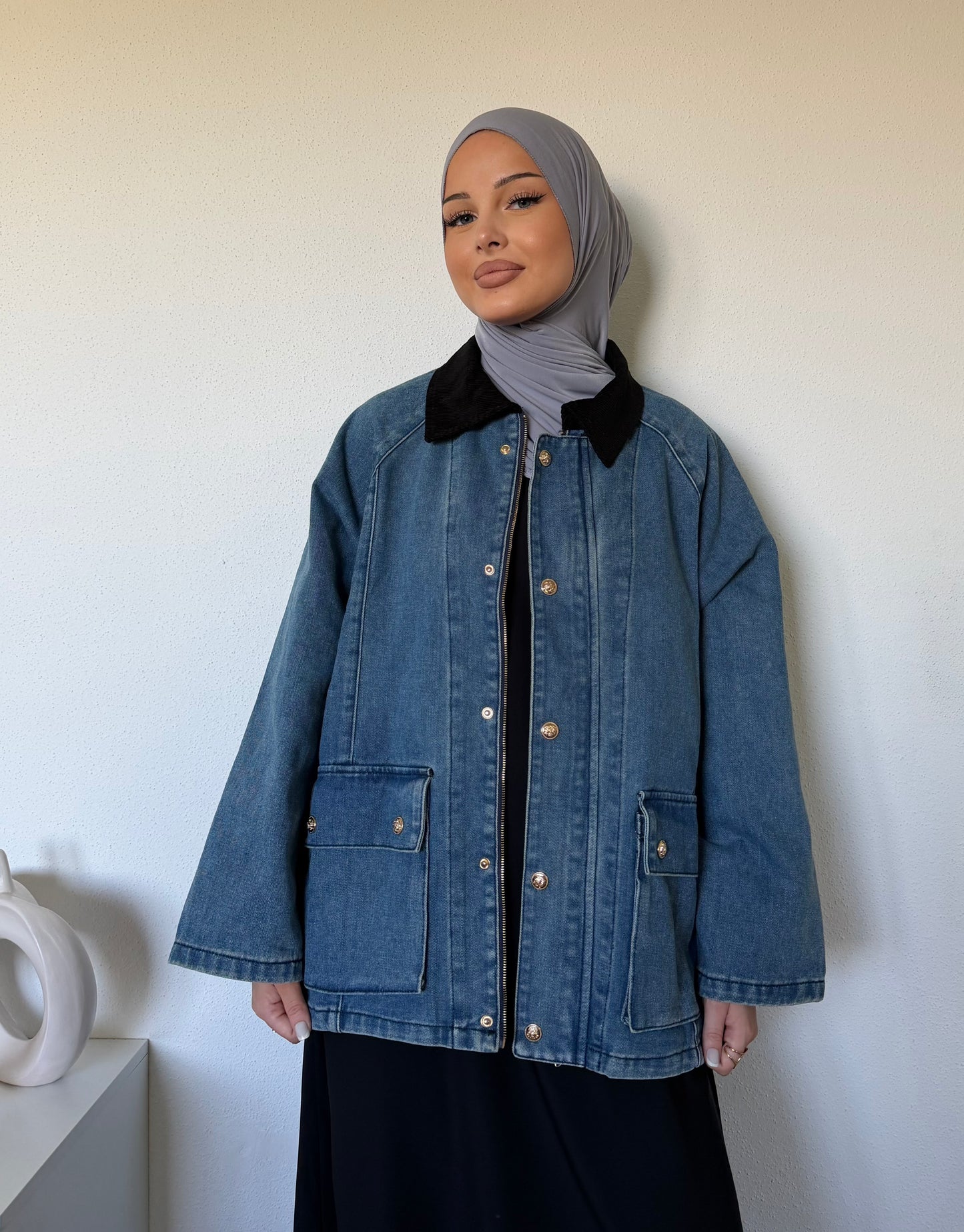 Veste en jean oversize