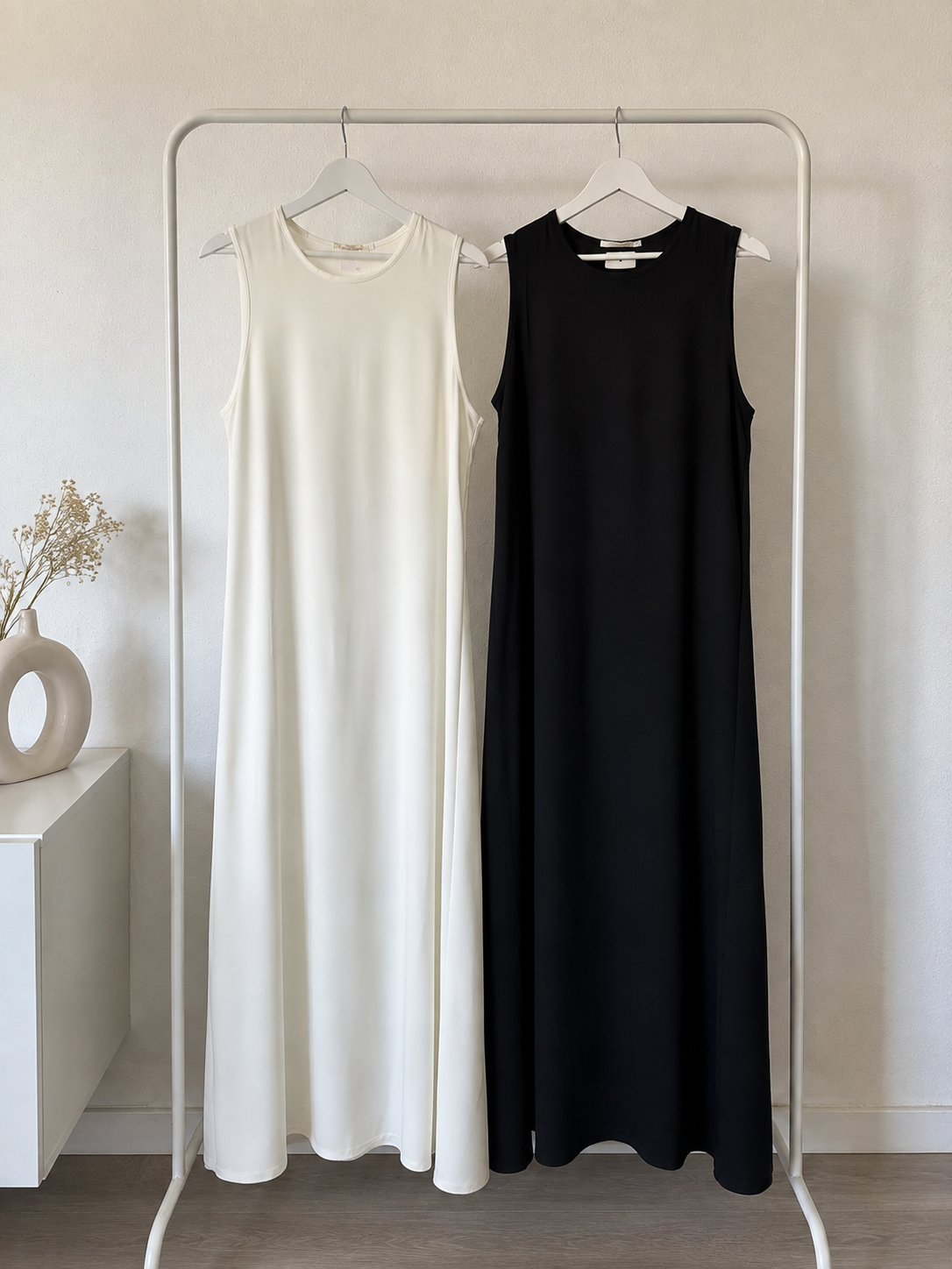 Sous-robe longue fluide
