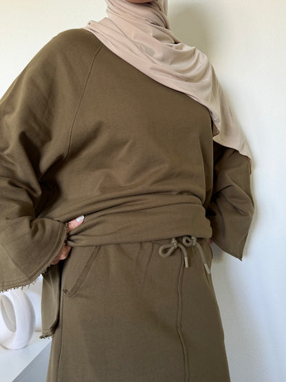 Ensemble jupe longue & haut oversize