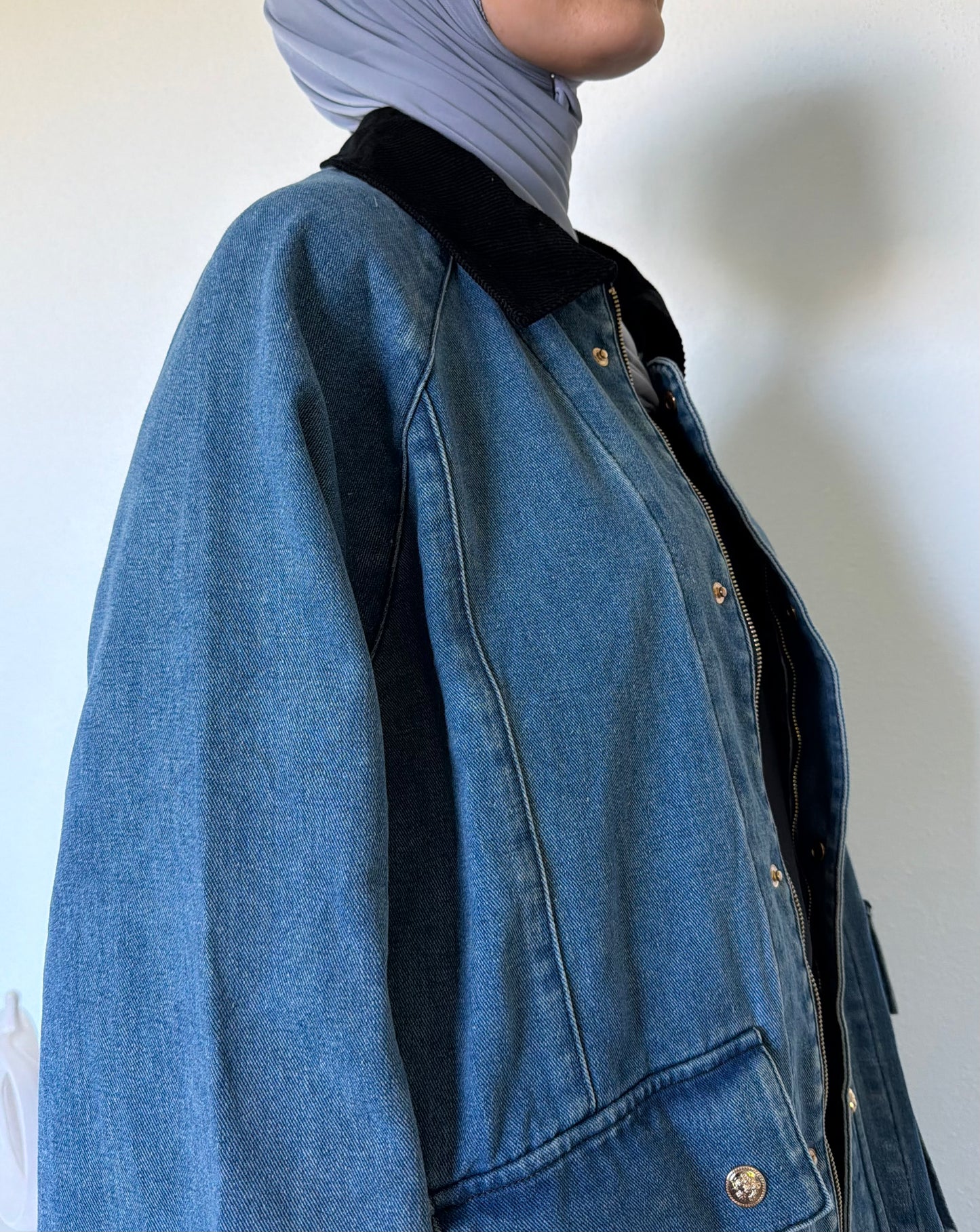 Veste en jean oversize