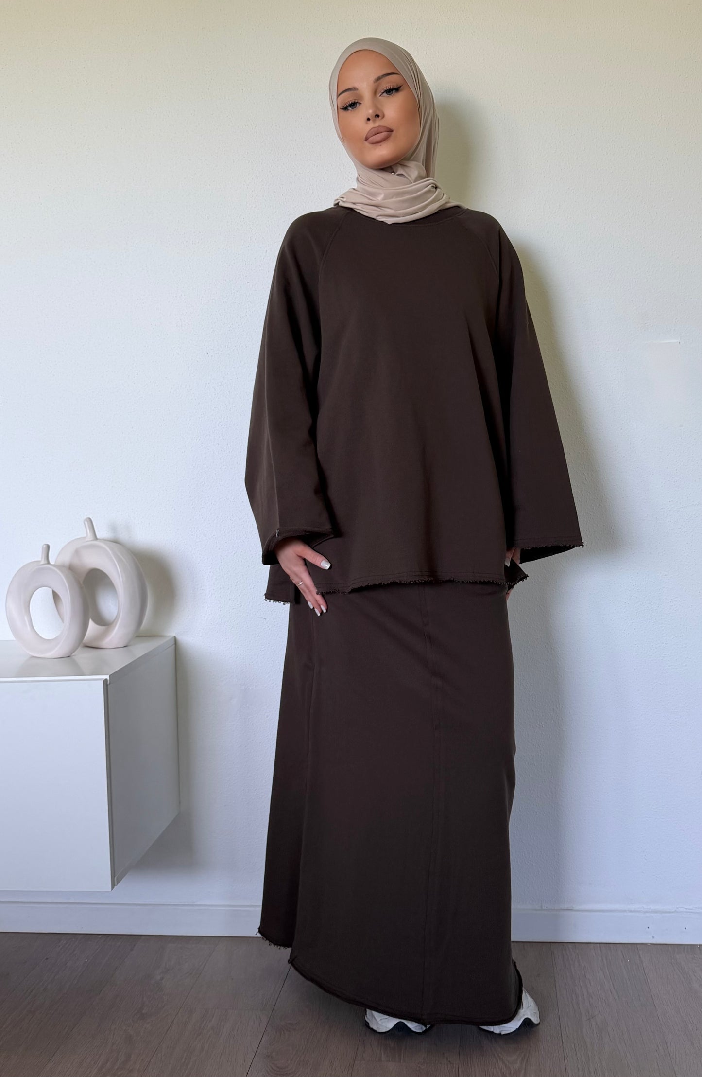 Ensemble jupe longue & haut oversize