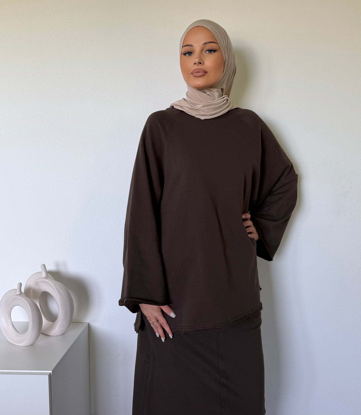 Ensemble jupe longue & haut oversize