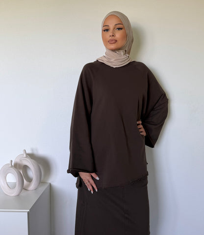 Ensemble jupe longue & haut oversize