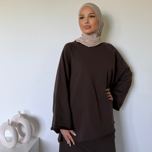 Ensemble jupe longue & haut oversize