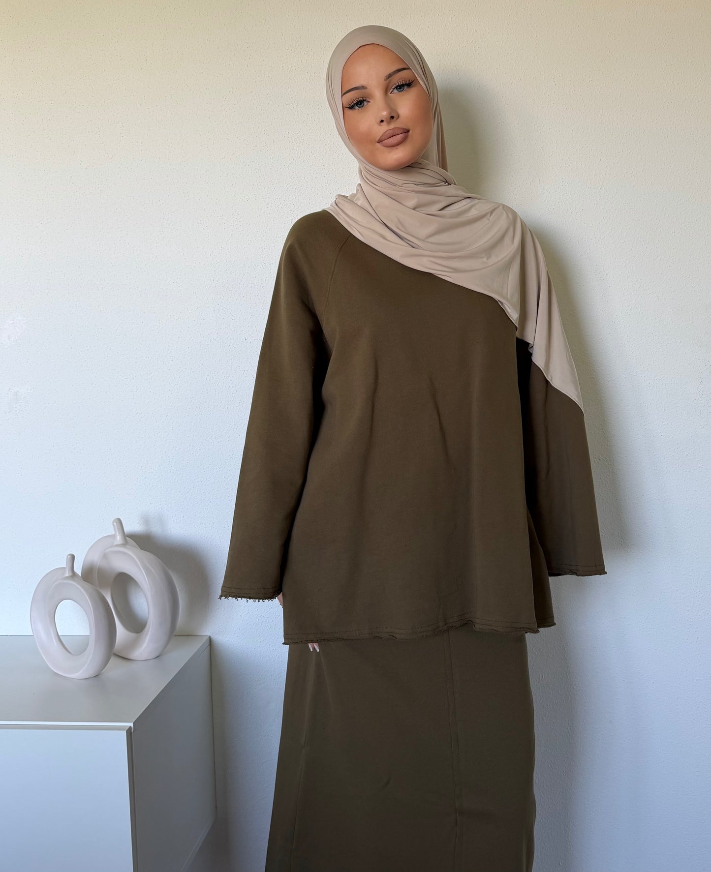 Ensemble jupe longue & haut oversize