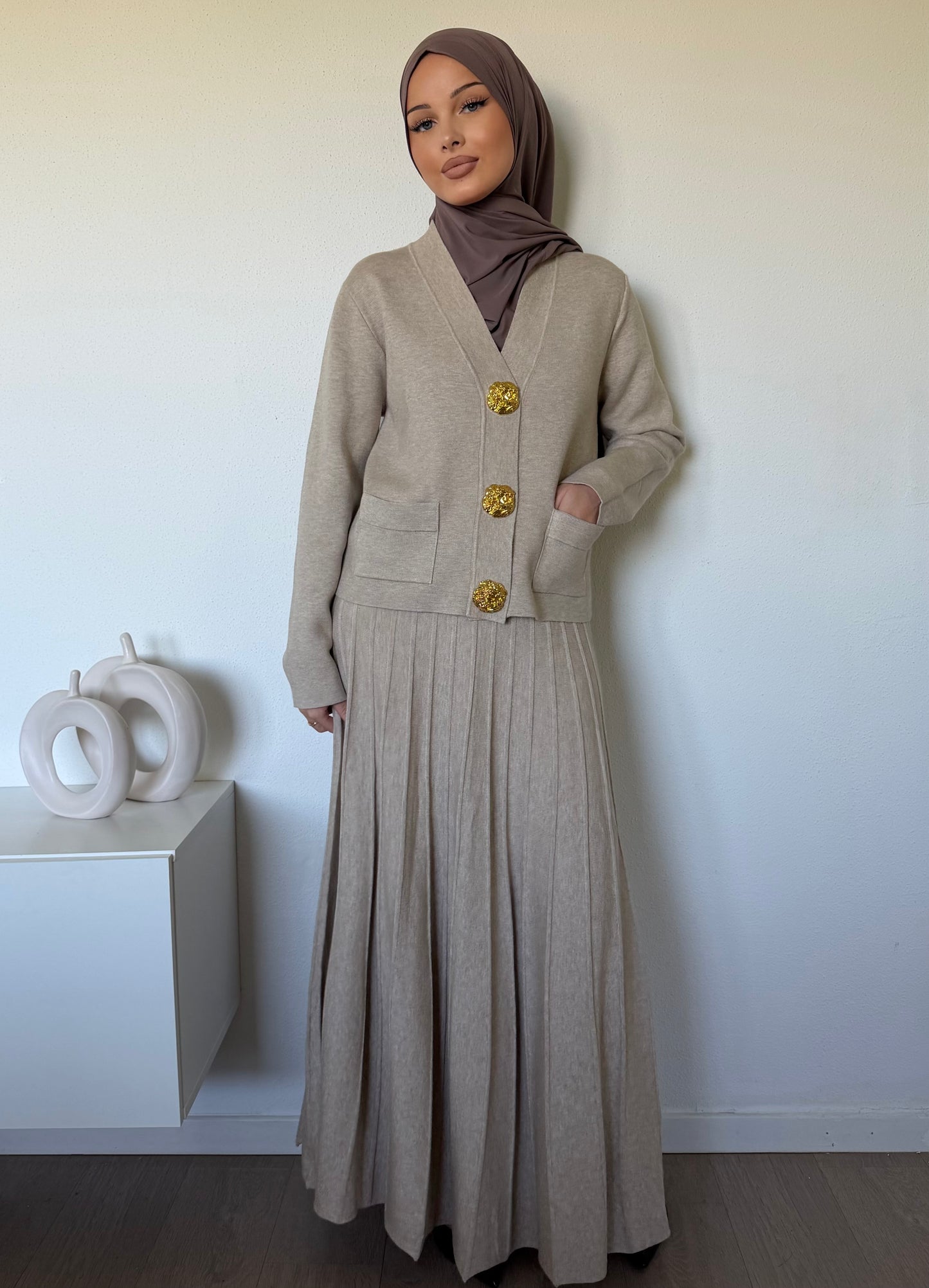 Ensemble jupe en maille