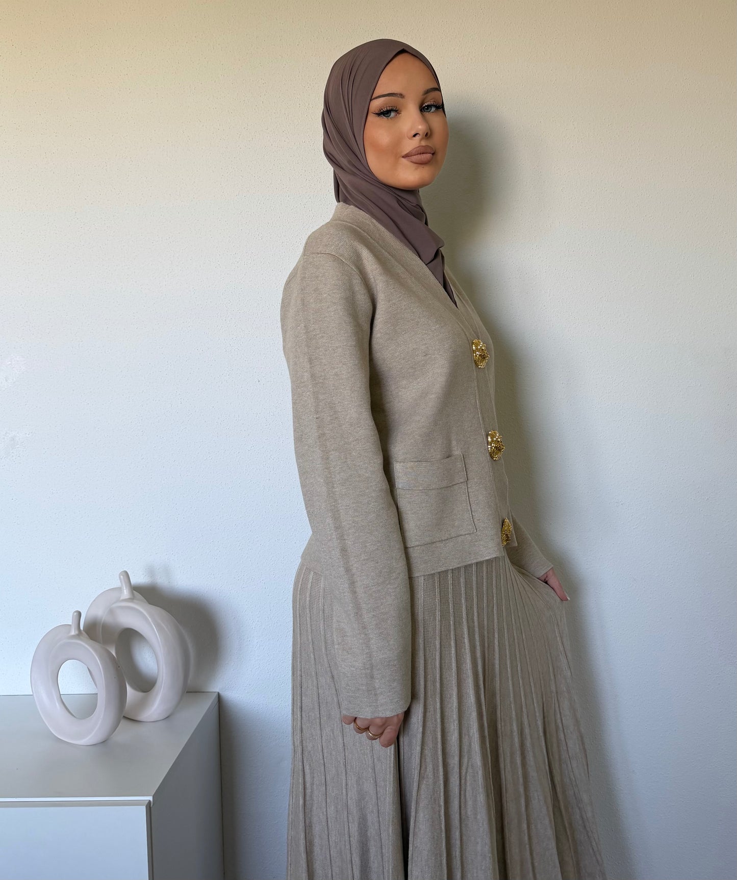 Ensemble jupe en maille