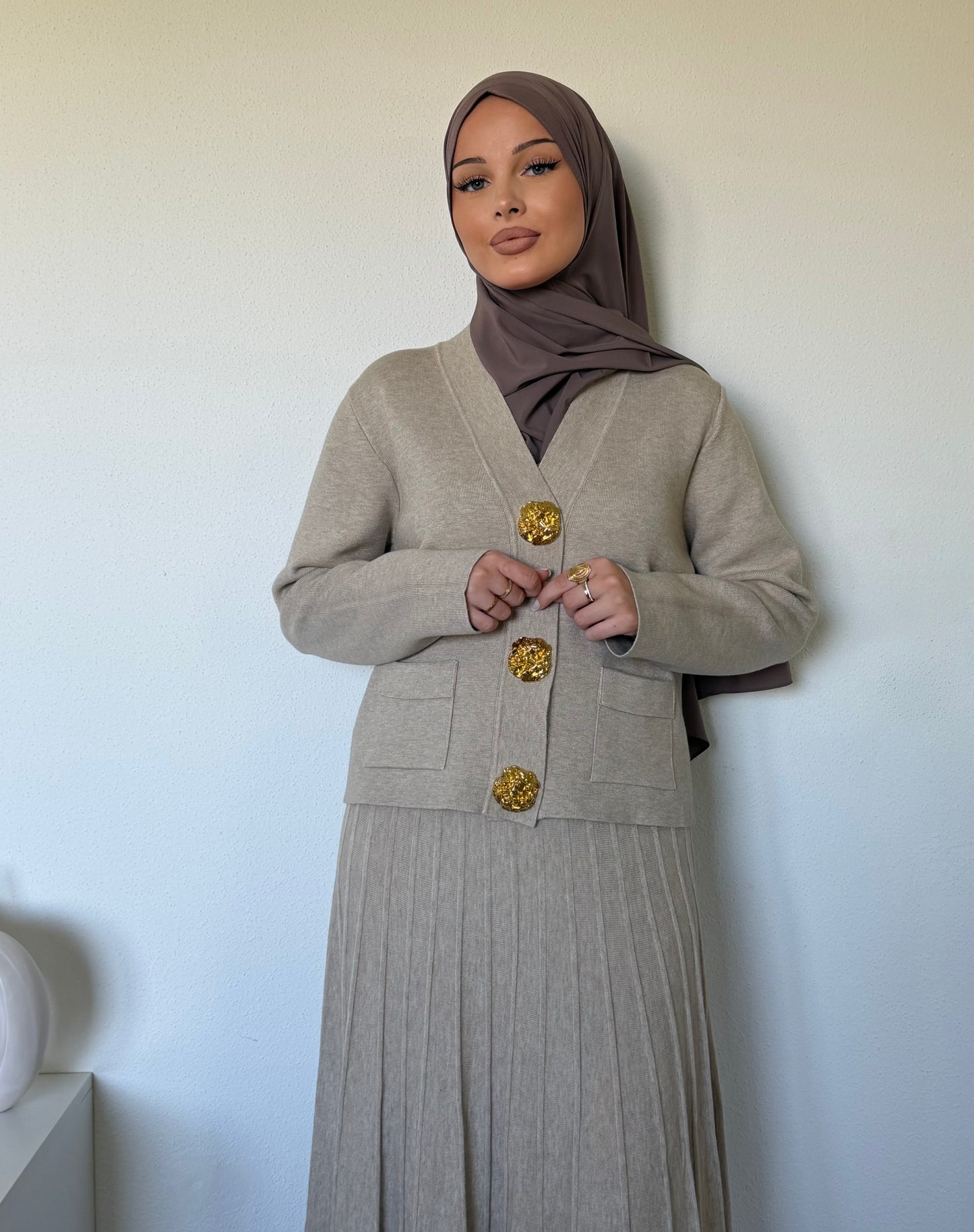 Ensemble jupe en maille