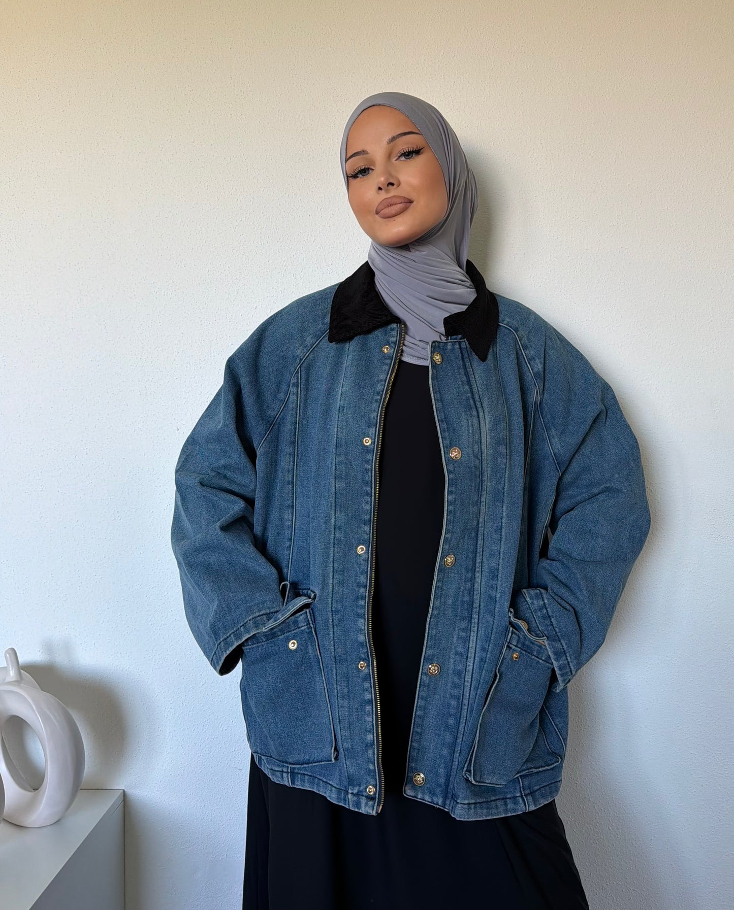 Veste en jean oversize