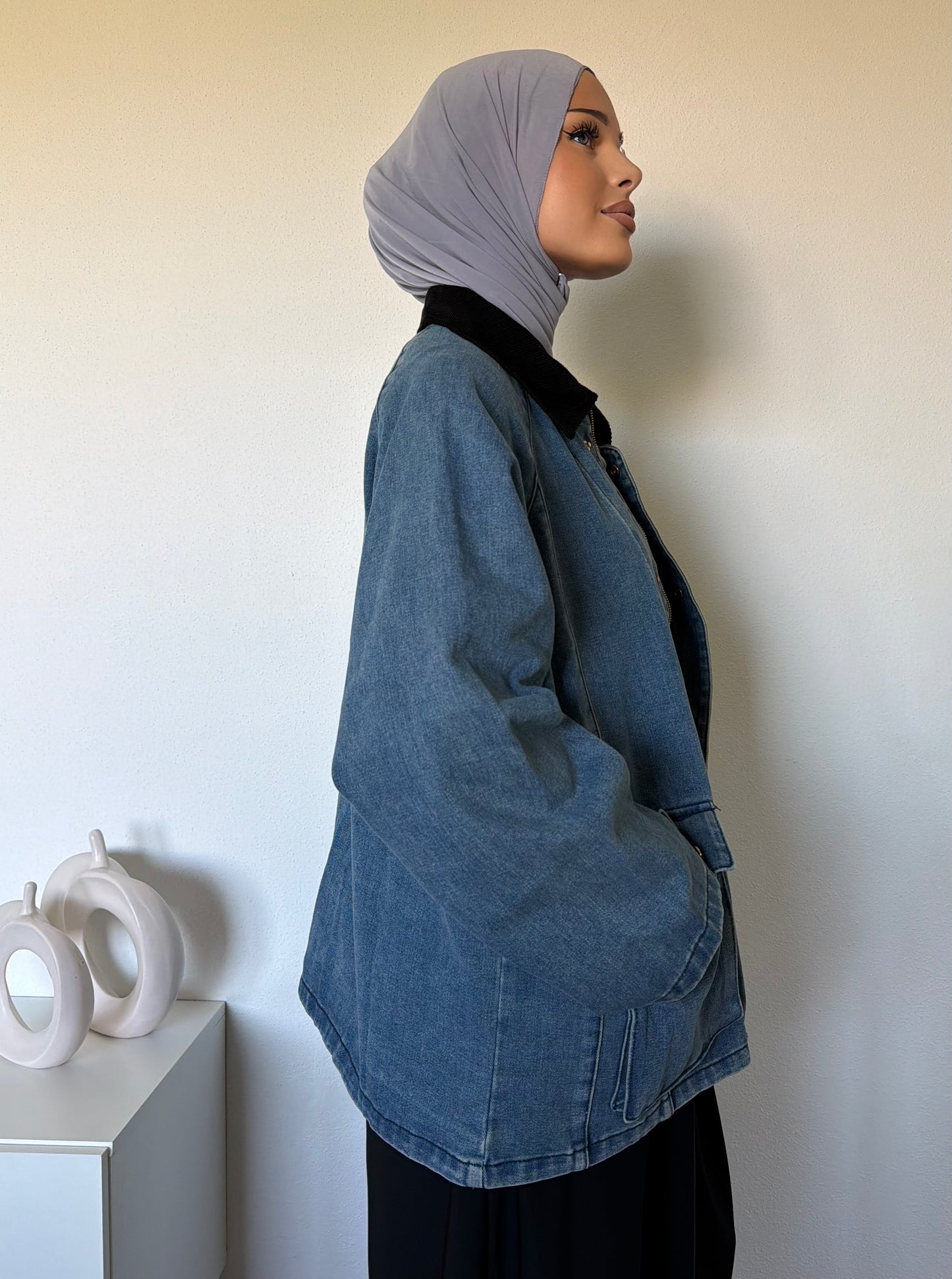 Veste en jean oversize