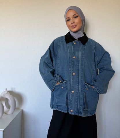 Veste en jean oversize