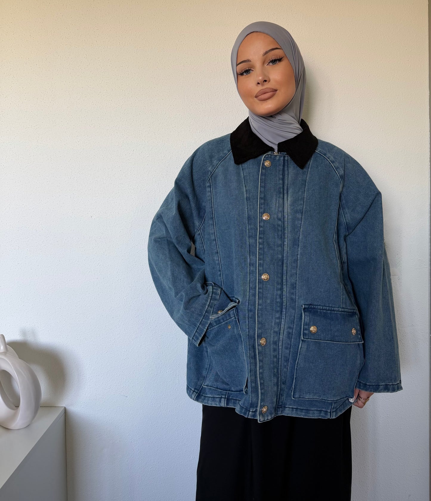 Veste en jean oversize